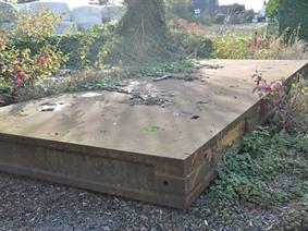 Table 8000 x 3000 x 400 mm, Bancs & Taques de soudure