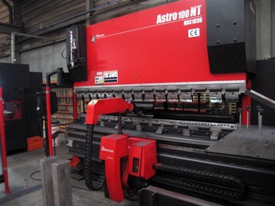 Amada Astro 100T x 3220 CNC Robot bending Cell