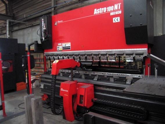 Amada Astro 100T x 3220 CNC Robot bending Cell