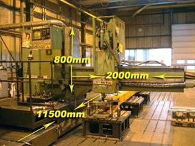 Mas Tos VSP 50 CNC, Coordinate boring & milling machines