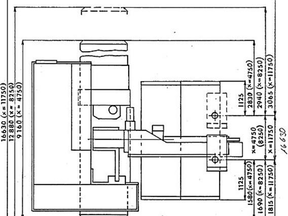 Mas Tos VSP 50 CNC X:11750 - Y:2000 - Z:1700 mm