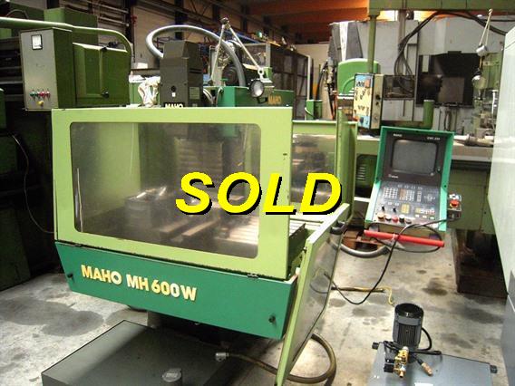 Maho MH 600W CNC X:600 - Y:400 - Z:400 mm