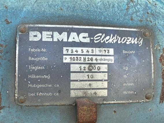 Demag hoist 12 ton