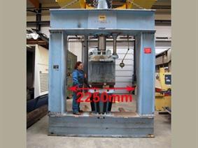 Quiri 150 ton Dish end forming press, Prensas para rebordear