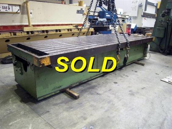 Moving Table for milling machine 4500 x 1400 mm