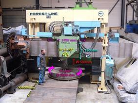 Forest Line Vegamill TA 323 Ø 3240 x H 1350 mm, Frezarki portalowe i bramowe i CNC