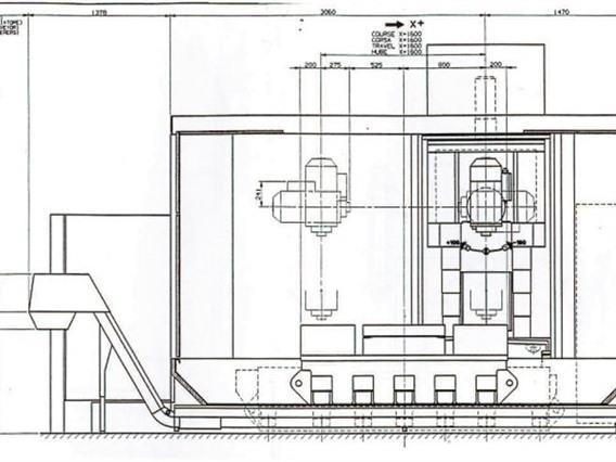 Huron EXC 20 CNC X:1600 - Y:700 - Z:800 mm