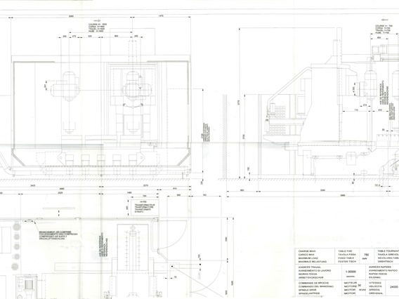 Huron EXC 20 CNC X:1600 - Y:700 - Z:800 mm