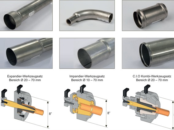 Retex Expanding and reducing tubes