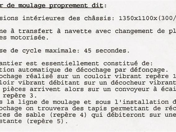 Belloi / Romagnoli Complete full automatic foundry