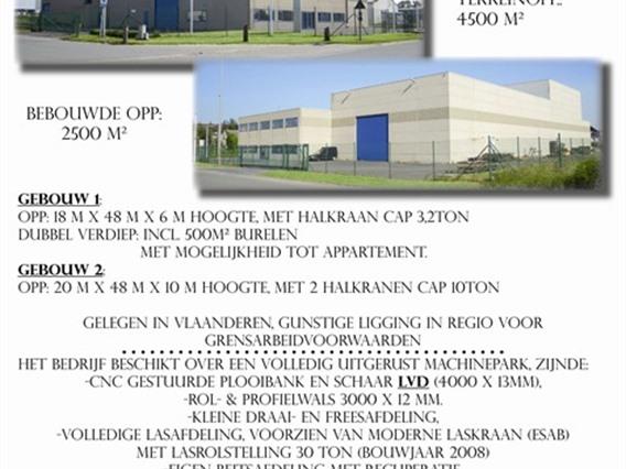 Complete plant for Inox constructions