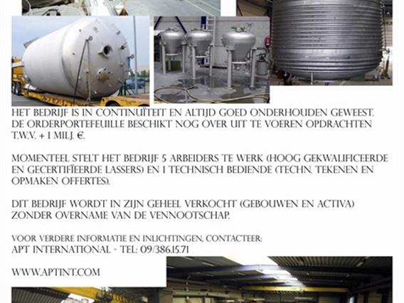 Complete plant for Inox constructions