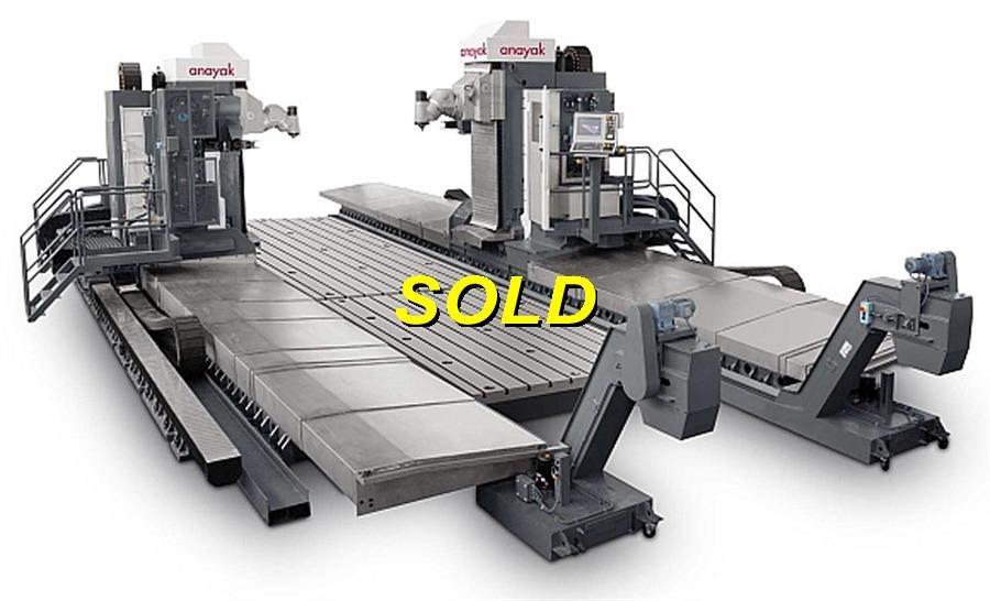 Used Bed milling machine with moving column & CNC, Anayak / Correa ...