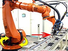 Trumpf  - Kuka YAG Laser beam welding - robot, Schweissroboter