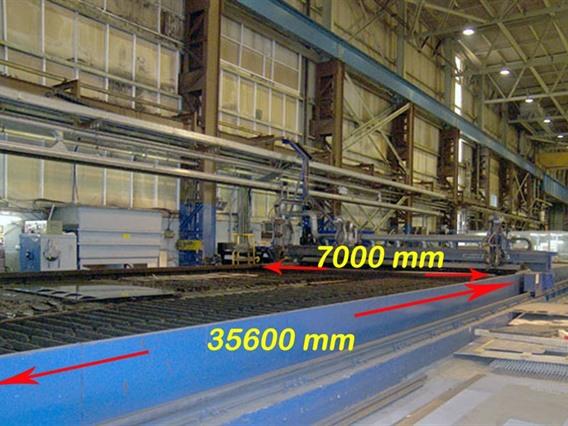 Messer Griesheim (Oxy+plasma) 35600 x 7500 mm CNC