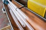 Plastic Extrusion Plant production of plastic pipes and 
