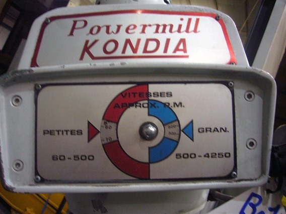 Kondia X:900 - Y:325 - Z:120/400 mm