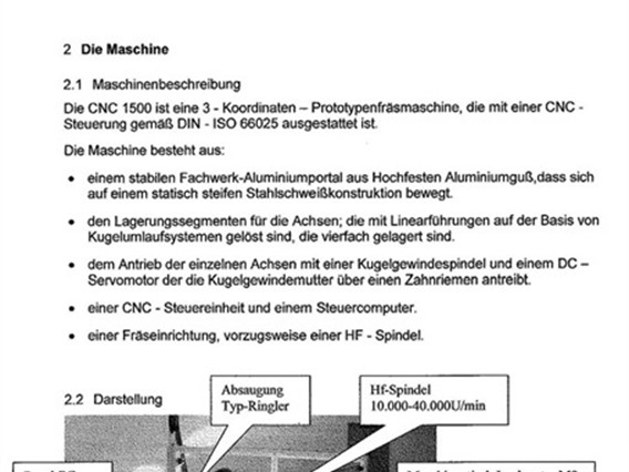 Koerner - Creativ Tec CNC 1500 A