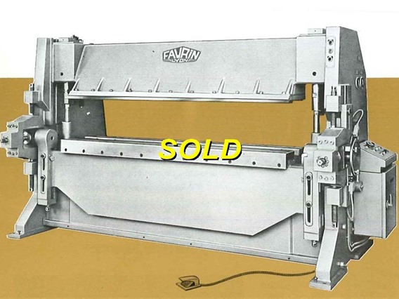 Used Hydraulic & Mechanical folding machines, Favrin - PHMM 2000x10 N° 6467