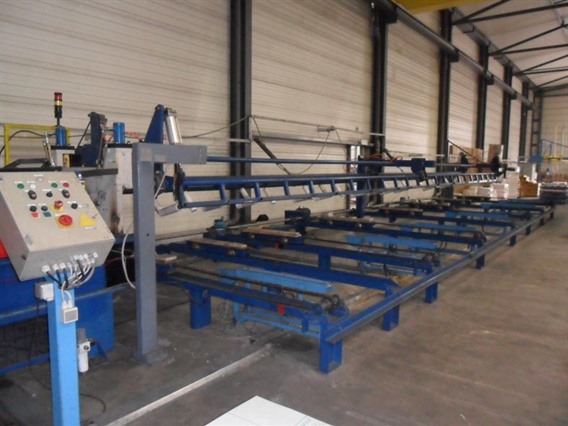 Decoiler + Roll forming Line for Steeldeck type 106
