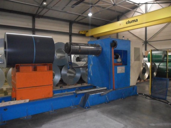 Decoiler + Roll forming Line for Steeldeck type 106