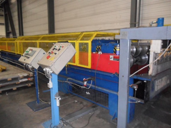 Decoiler + Roll forming Line for Steeldeck type 106