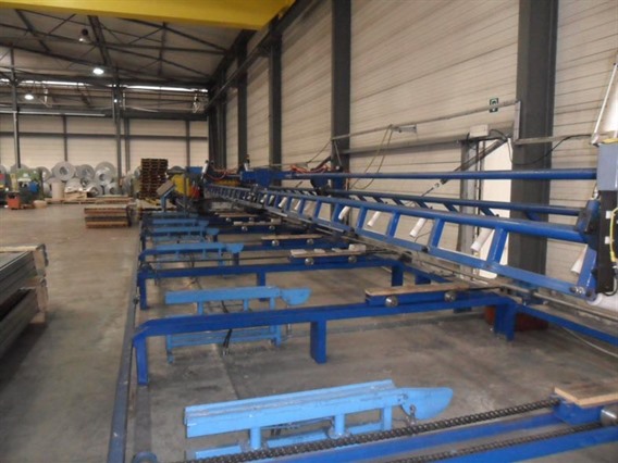 Decoiler + Roll forming Line for Steeldeck type 106