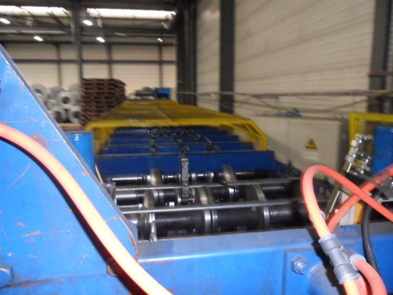 Decoiler + Roll forming Line for Steeldeck type 106