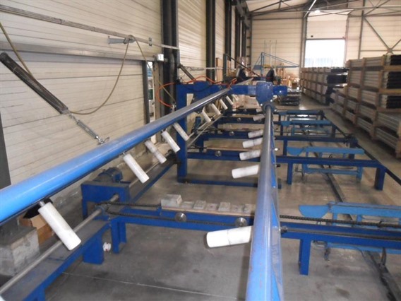 Decoiler + Roll forming Line for Steeldeck type 106