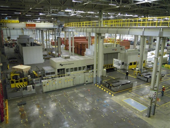 Muller Weingarten + Fagor Sheet Blanking Line