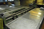 ZM wide conveyor cutting system for woven mesh