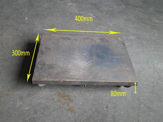 Cast iron surface plates 