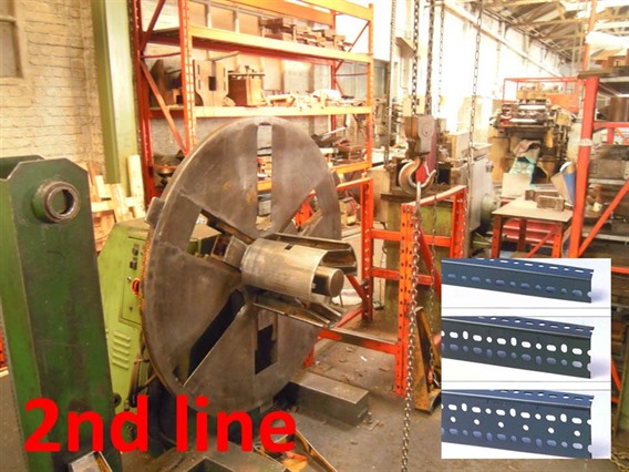Colombo Profiling line for making perforated vertical corner profiles