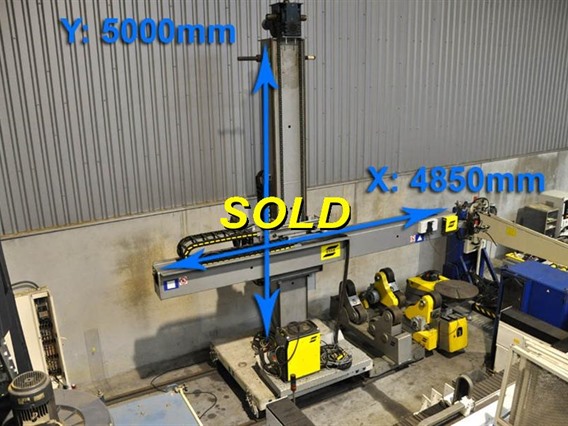 Esab Weldingcrane for stainless steel tanks