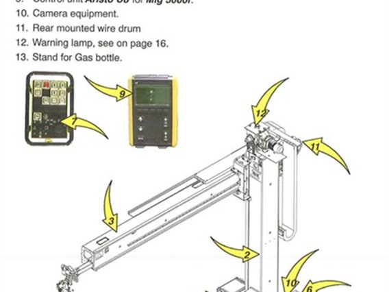 Esab Weldingcrane for stainless steel tanks