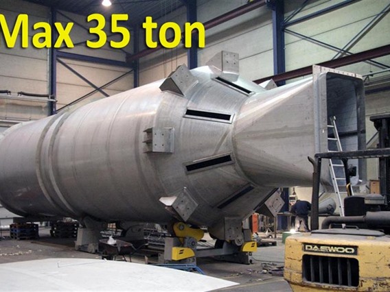 Esab Weldingcrane for stainless steel tanks