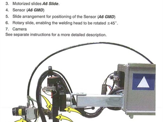 Esab Weldingcrane for stainless steel tanks