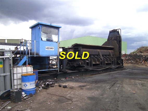 Lefort 550 ton scrap balling press+shear