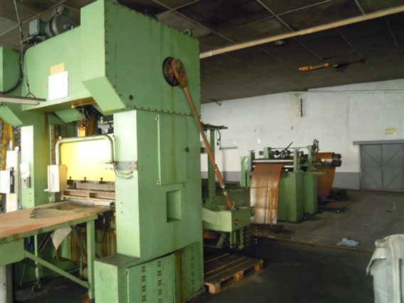 Schalch 250 T + decoiler/slitting/feeder/cut to length