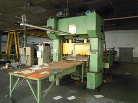 Schalch 250 T + decoiler/slitting/feeder/cut to length, Prasy mimośrodowe z ramą typu H