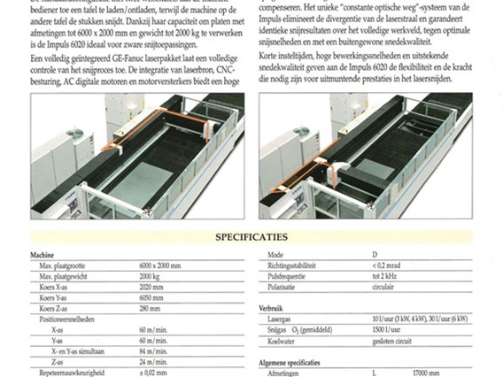 LVD Impuls 6020 6000 x 2000mm