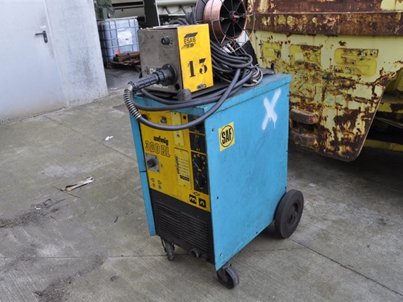 SafMig 380 BL with Esab A10 MED 30