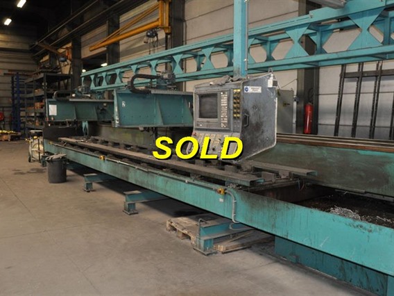 Fanuc CNC drill- & milling line X: 8000 mm