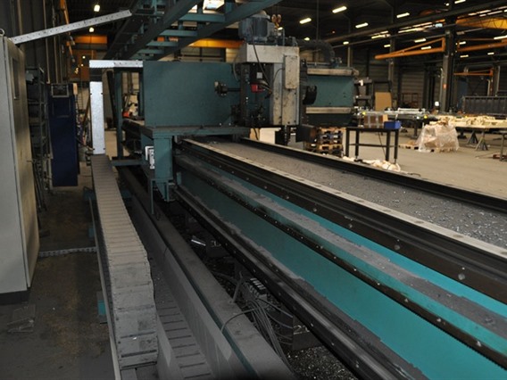 Fanuc CNC drill- & milling line X: 8000 mm