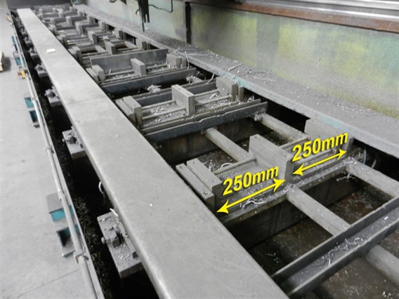 Fanuc CNC drill- & milling line X: 8000 mm