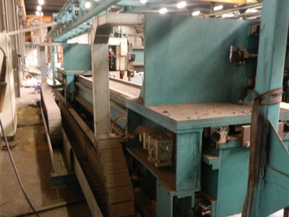 Fanuc CNC drill- & milling line X: 8000 mm