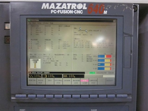 Mazak FH-4800 6 pallets 400x400 mm