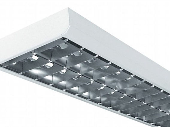 Complete line for fixtures of fluorescent lighting