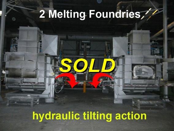 2 Sofind Industrial Ovens for alu, non-ferro, scrap metals