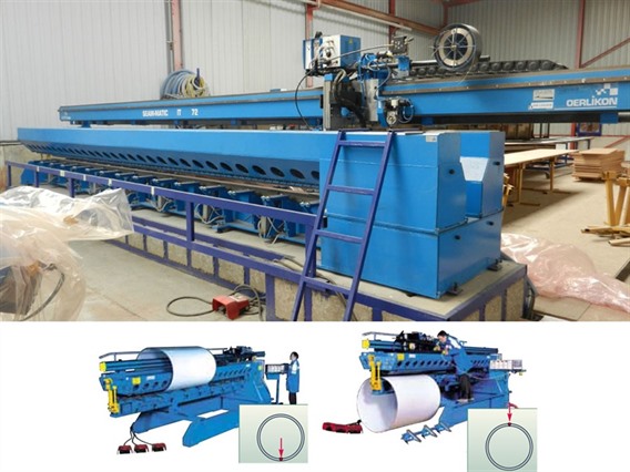 SAF - SEAM-MATIC IT 72 welding derrick - Longitudinal welding - 7250 mm